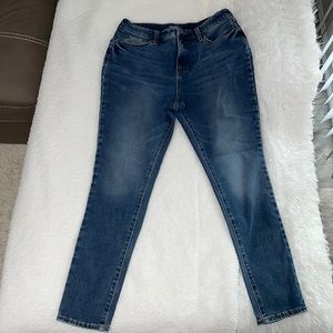 High rise jeans